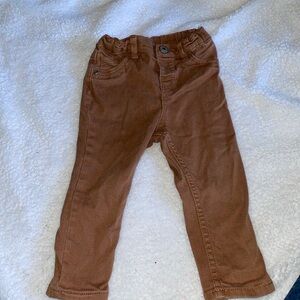 VGUC H&M brown pants, size 9-12 months